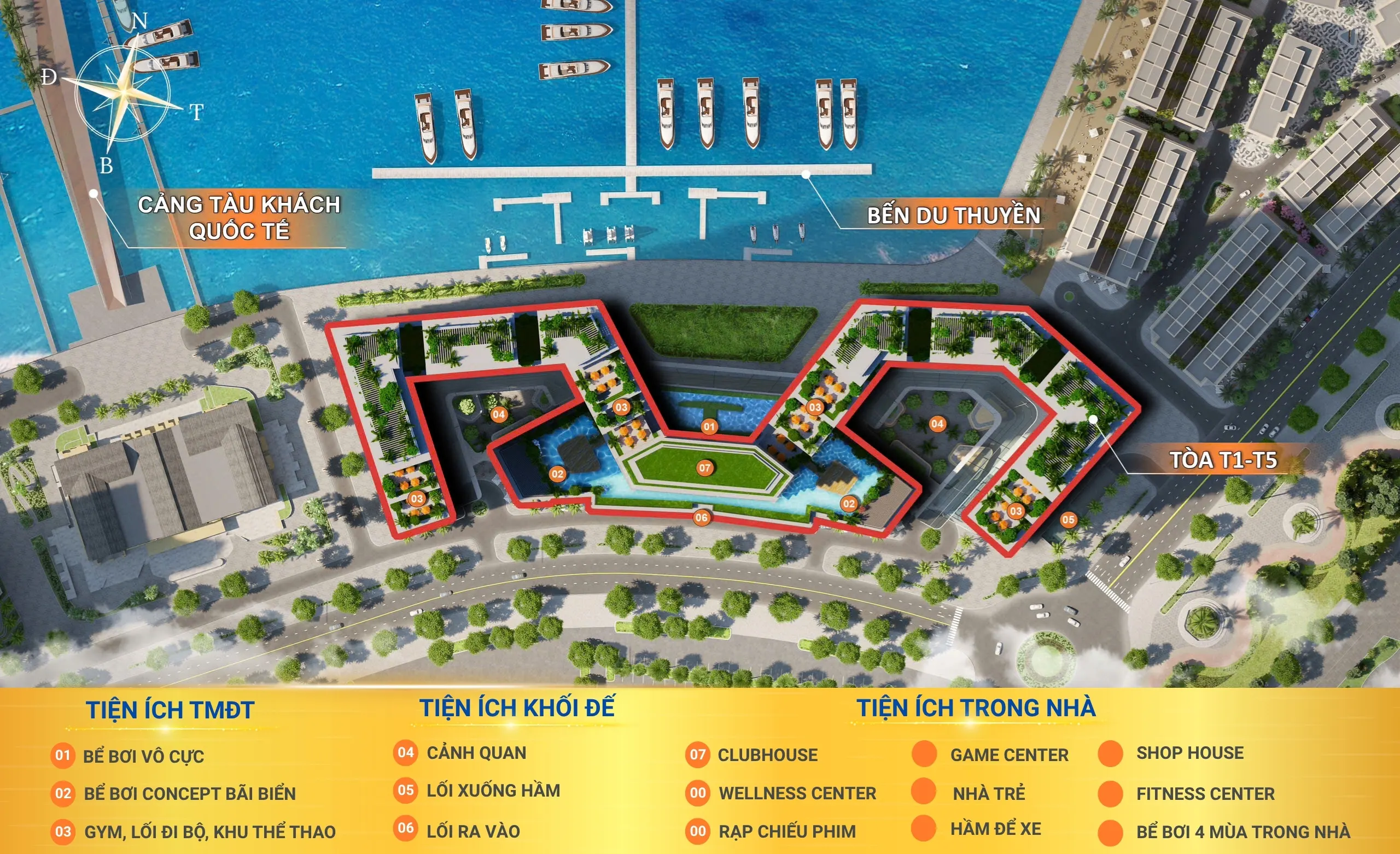 Tiện ích Sun Marina Hạ Long